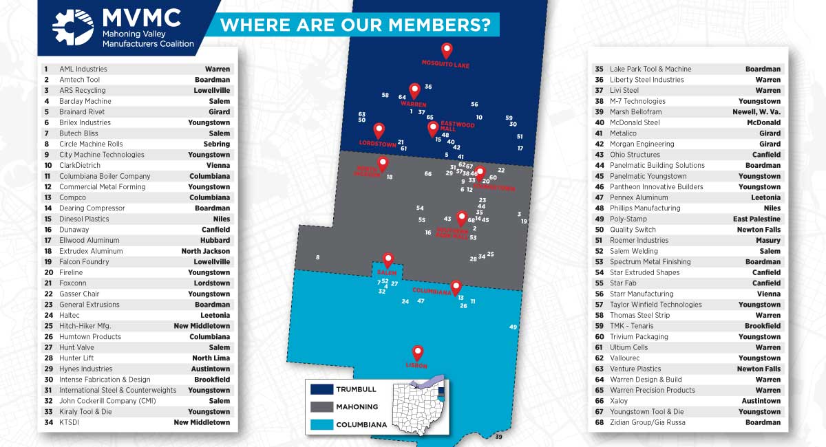 MVMC Members Map