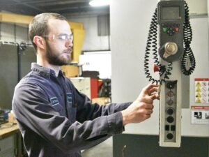 In Demands Job Week Profile: Dunaway employee builds future as a CNC machinist